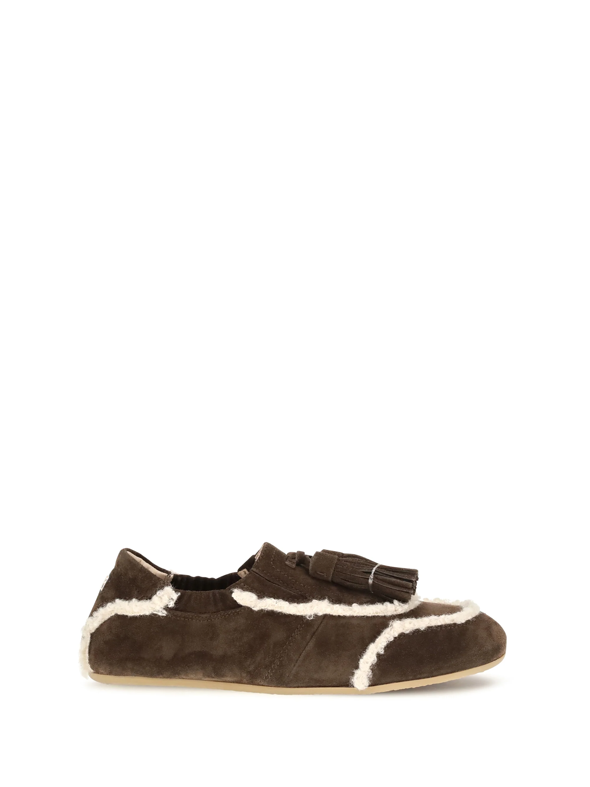 FRATELLI ROSSETTI 36 suede slip-on loafers with tassel