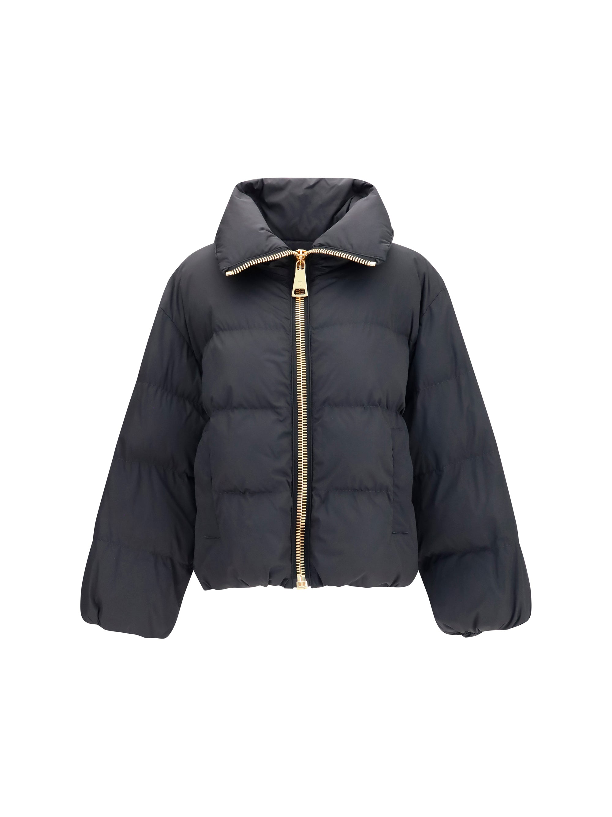 BALMAIN 36 padded high-neck jacket