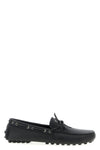 hammered leather loafers
