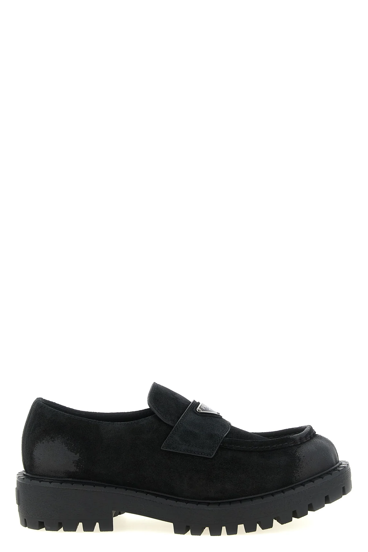 prada loafers in fine calf leather