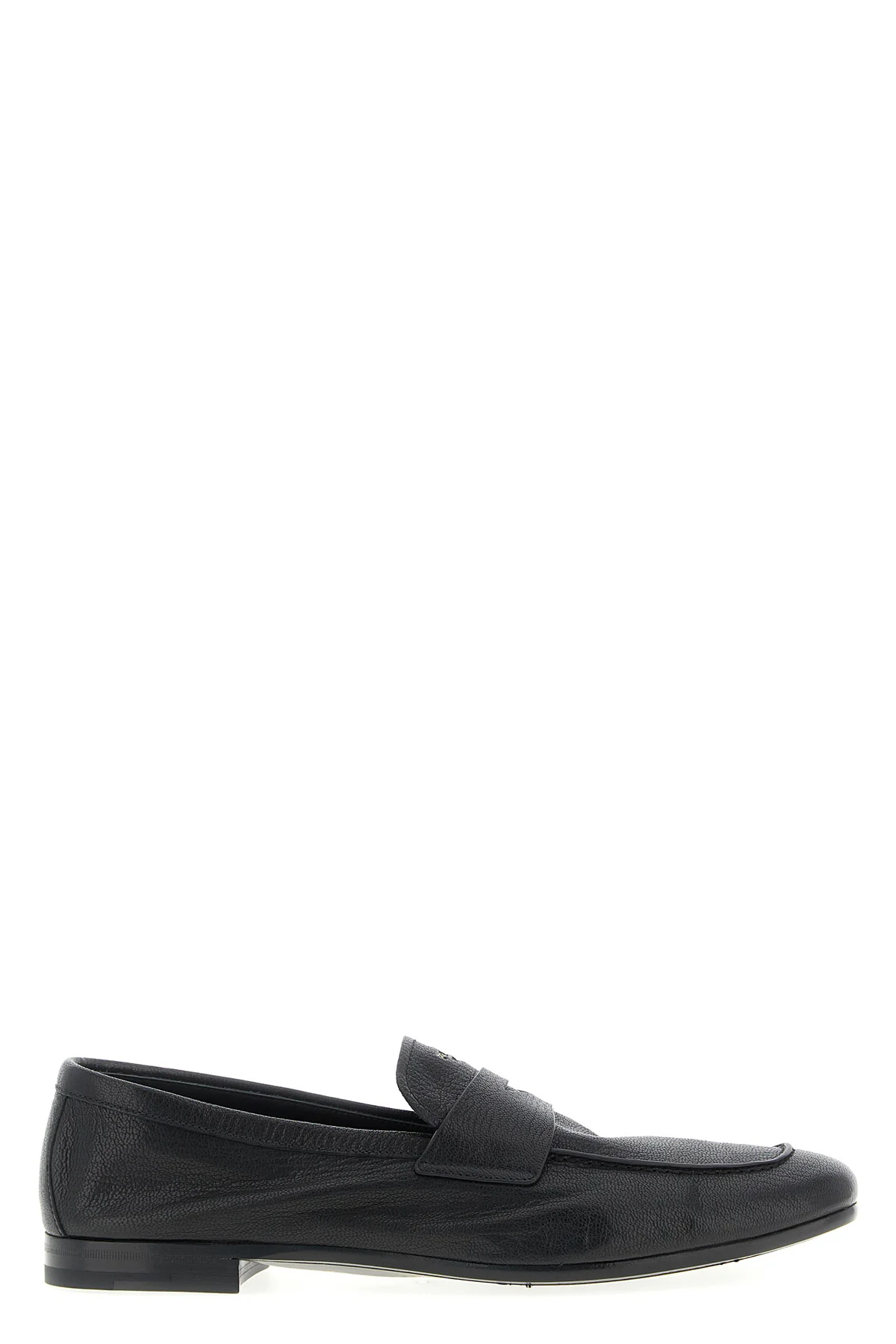 garnet leather loafers