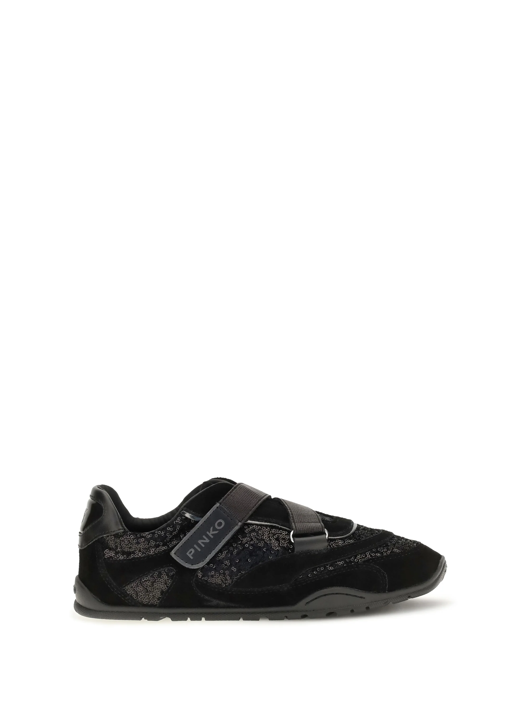 yulia suede sneakers with sequins
