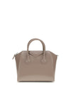 antigona small leather box handbag