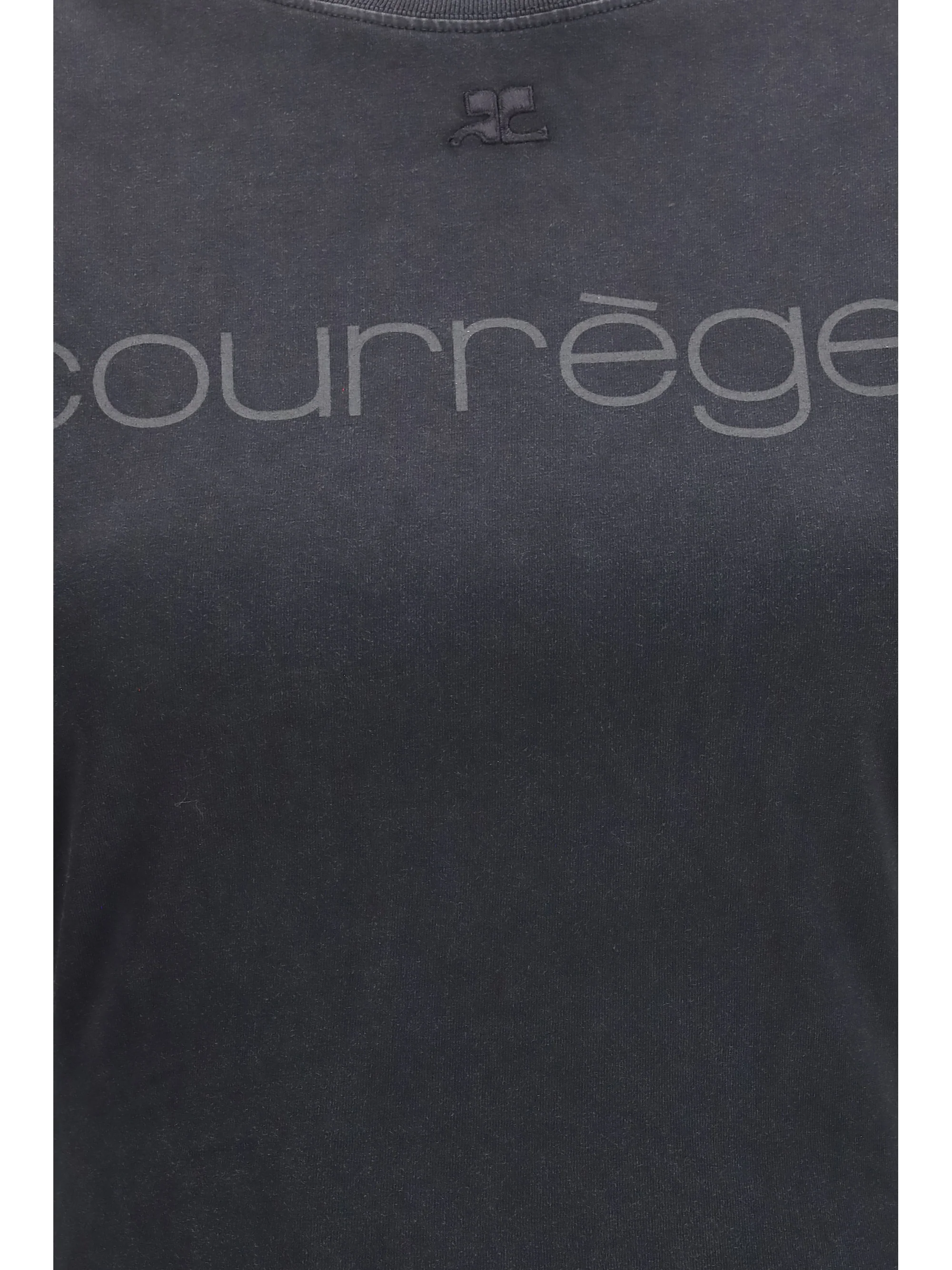 logo print double sleeves t-shirt