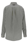 the striped shirt striped cotton shirt