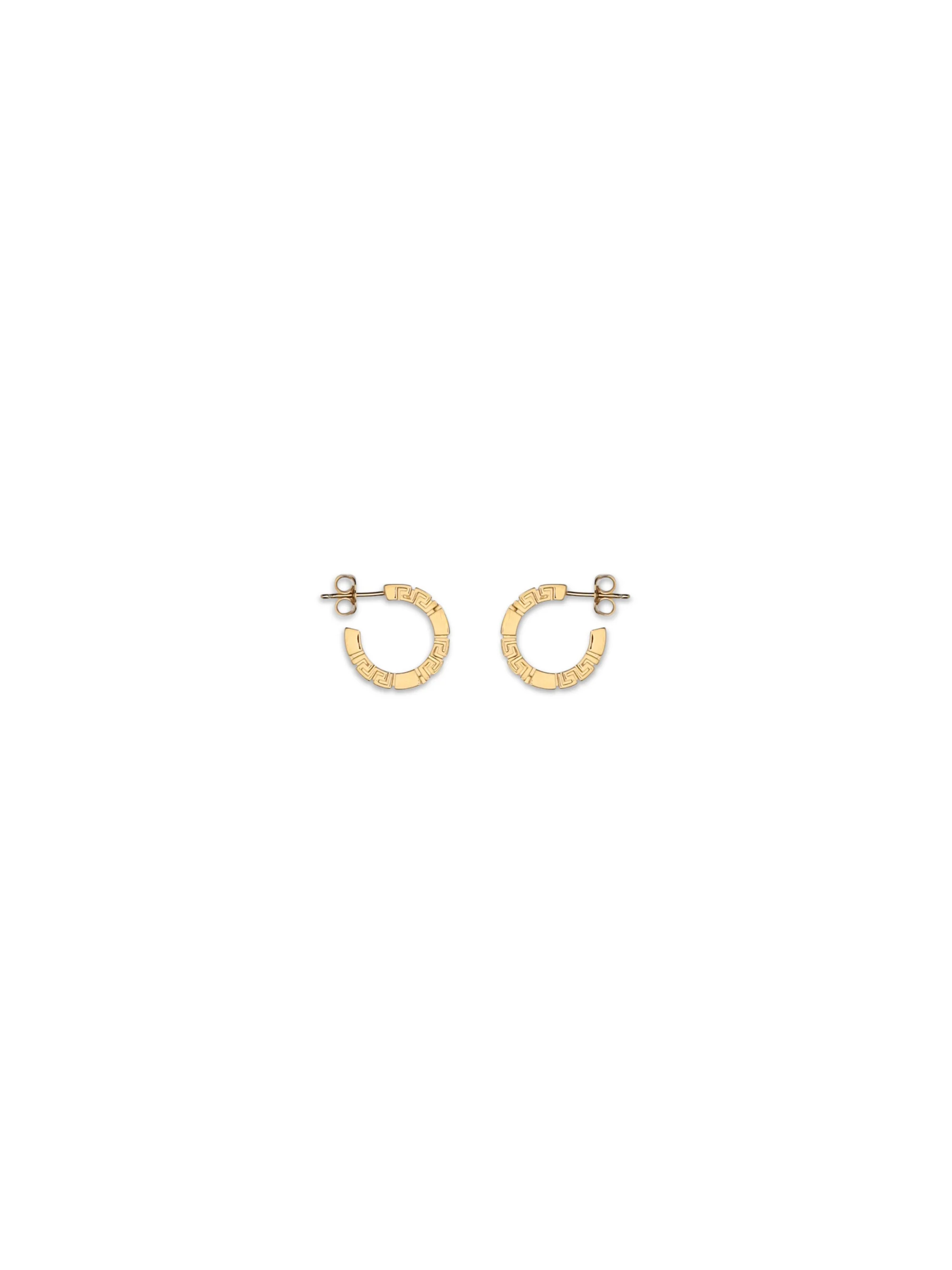 VERSACE OS greca motif earrings