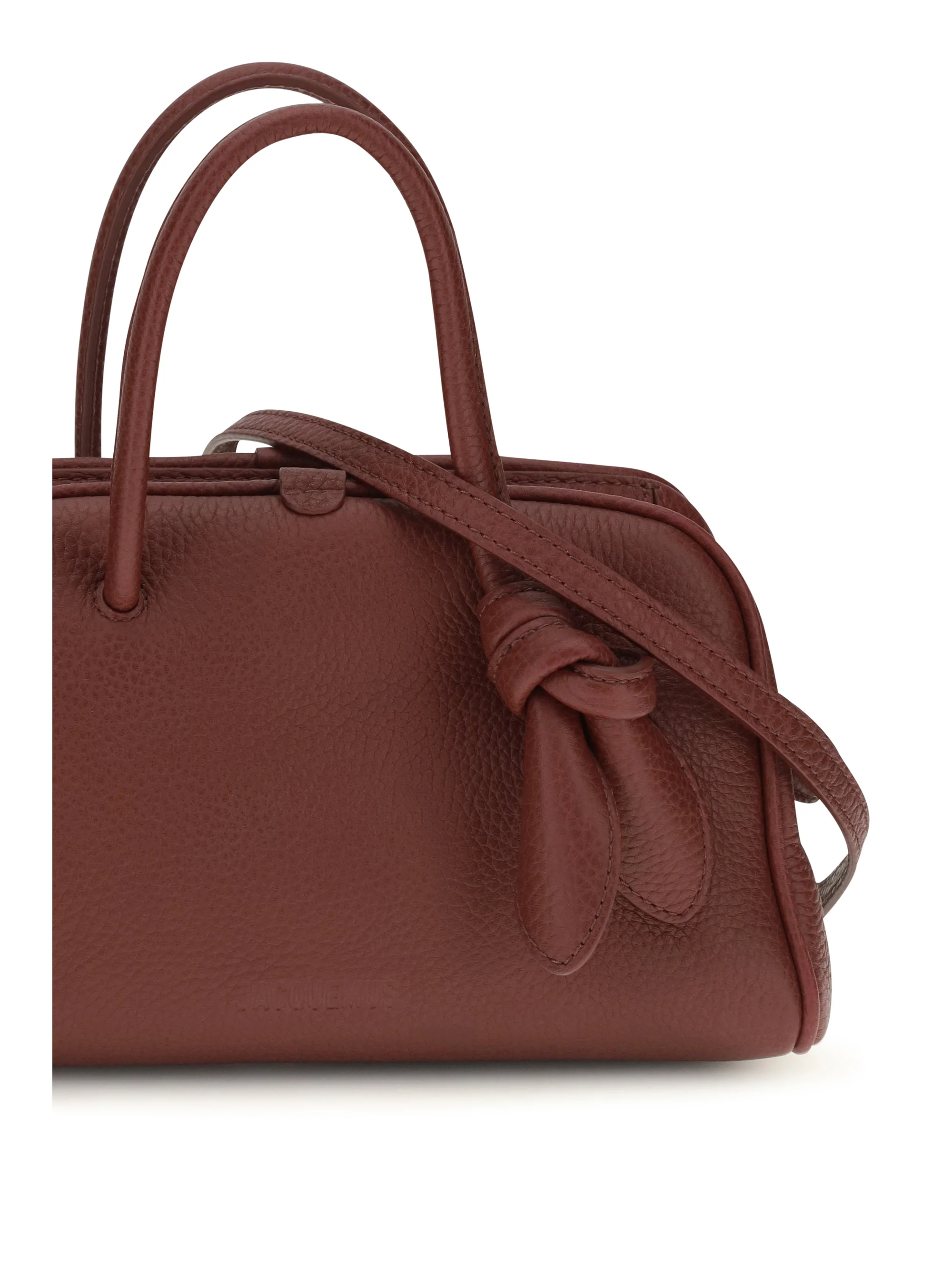 le petit turismo leather top handle bag