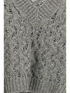 silk blend sequined vest