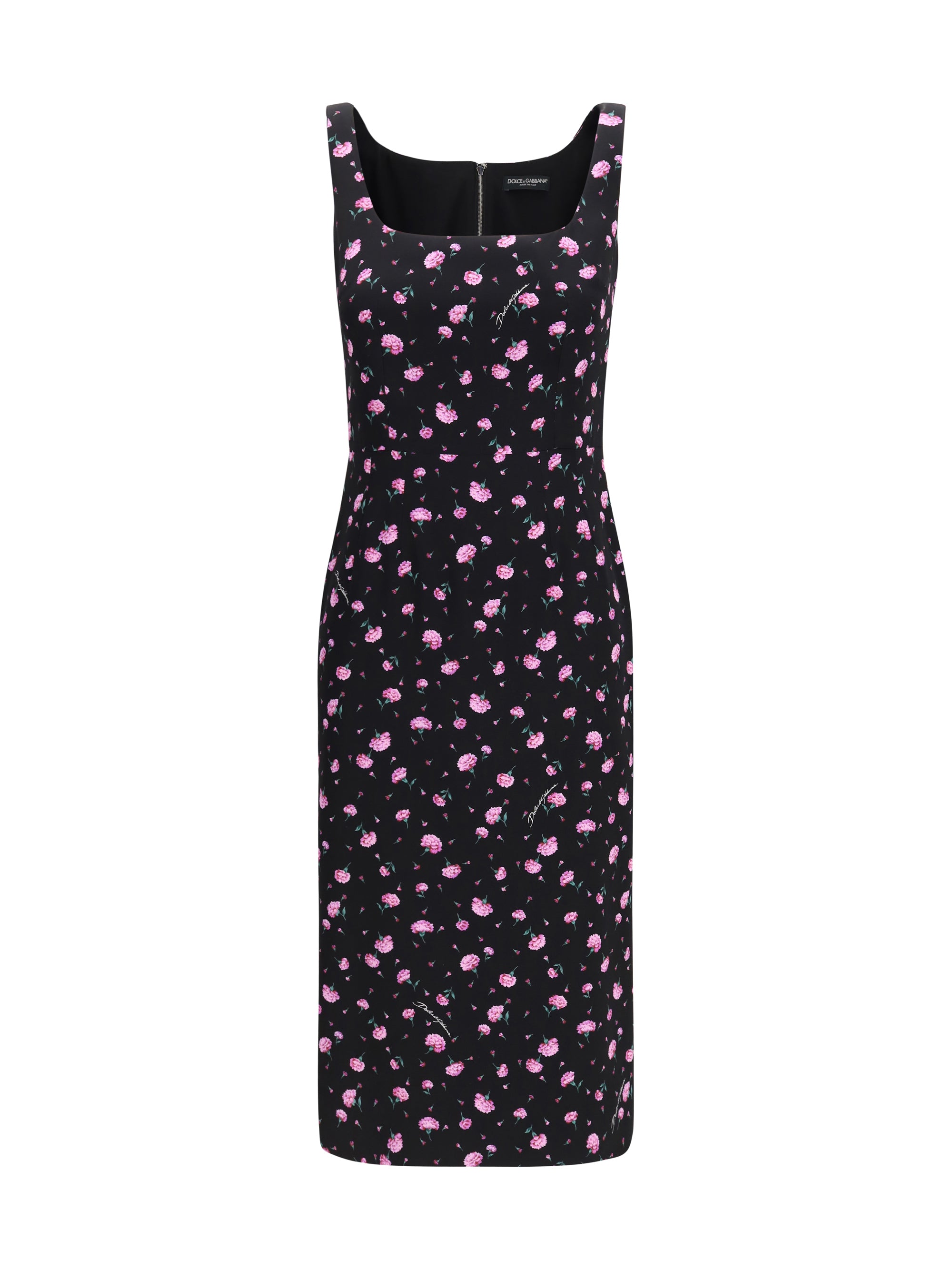 DOLCE amp; GABBANA 40 flowers print sheath dress