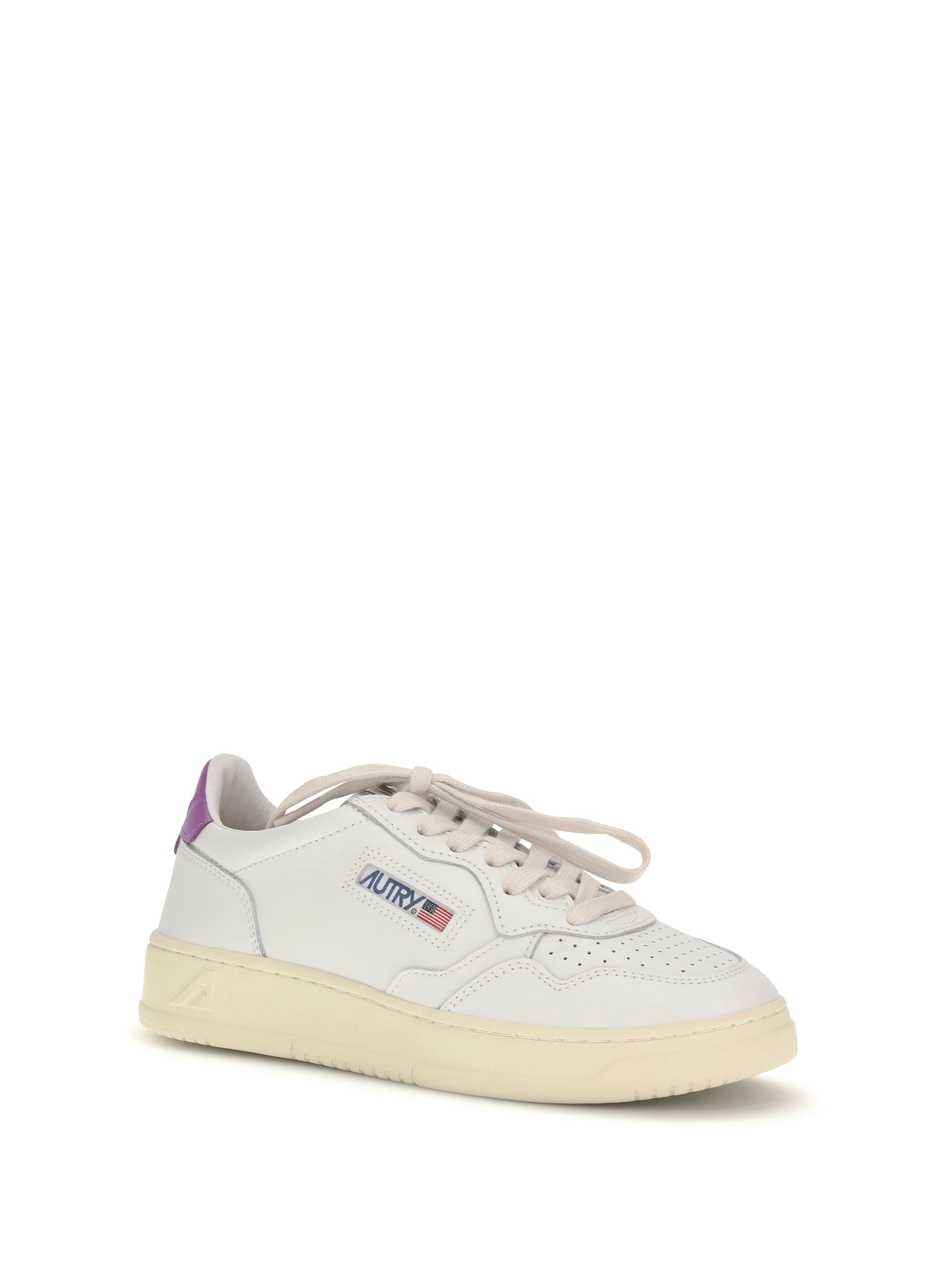 medalist low leather sneakers