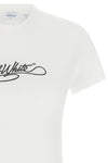 the off-white cotton t-shirt defines contemporary casual wear through precise co