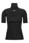 the off stamp off-white turtleneck t-shirt defines a new interpretation of ess