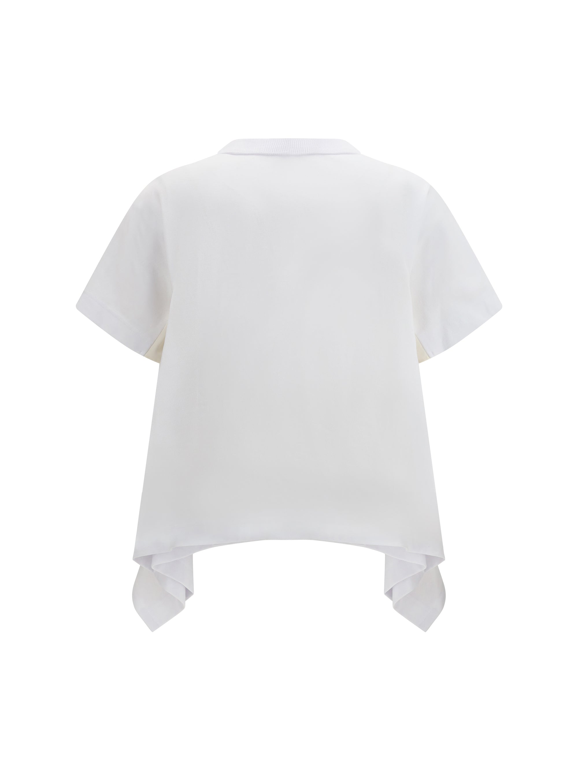 SACAI 1 pocket and draped t-shirt