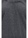 wool sweater with gathered neckline