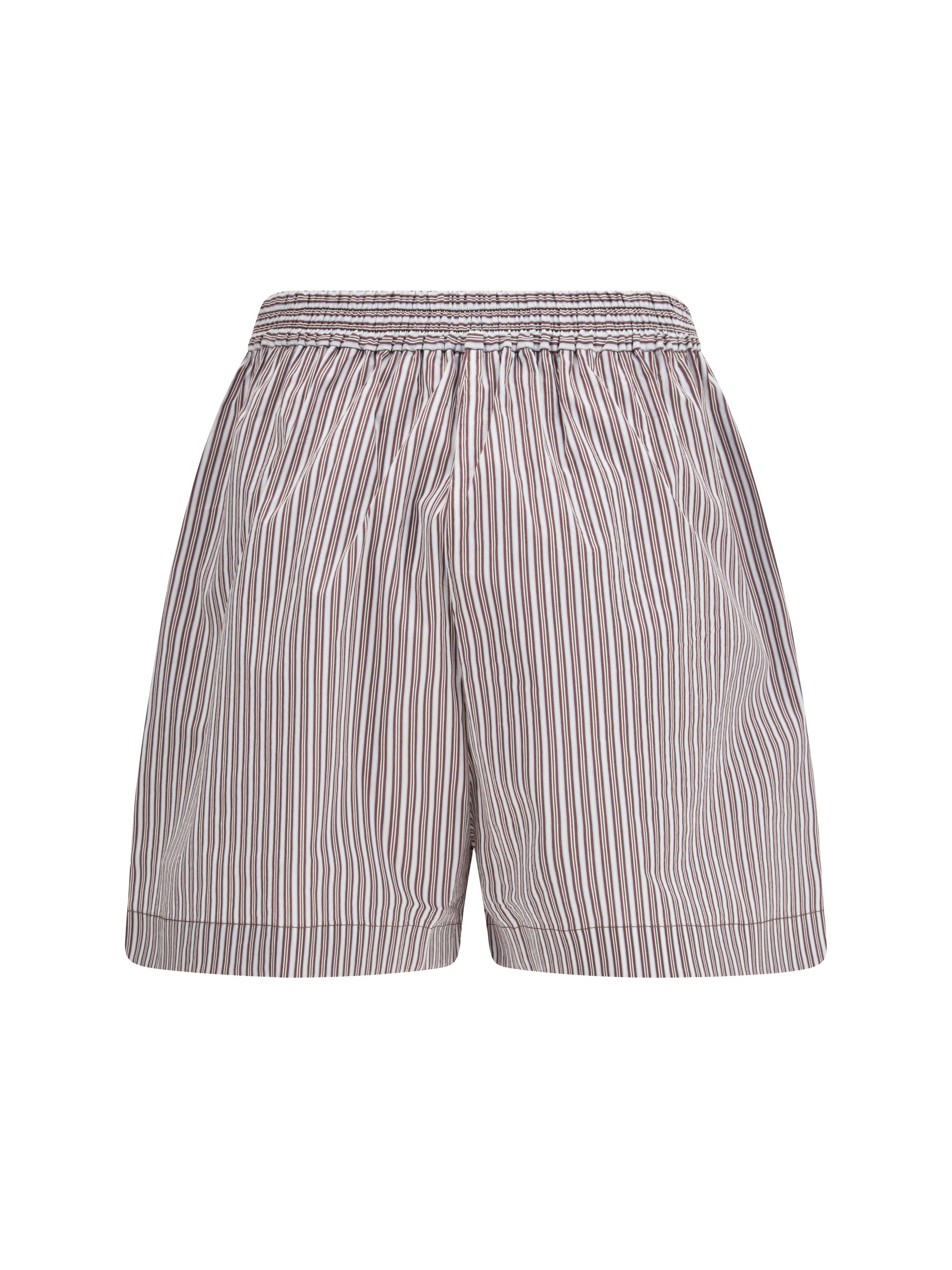 BRUNELLO CUCINELLI L striped silk shorts
