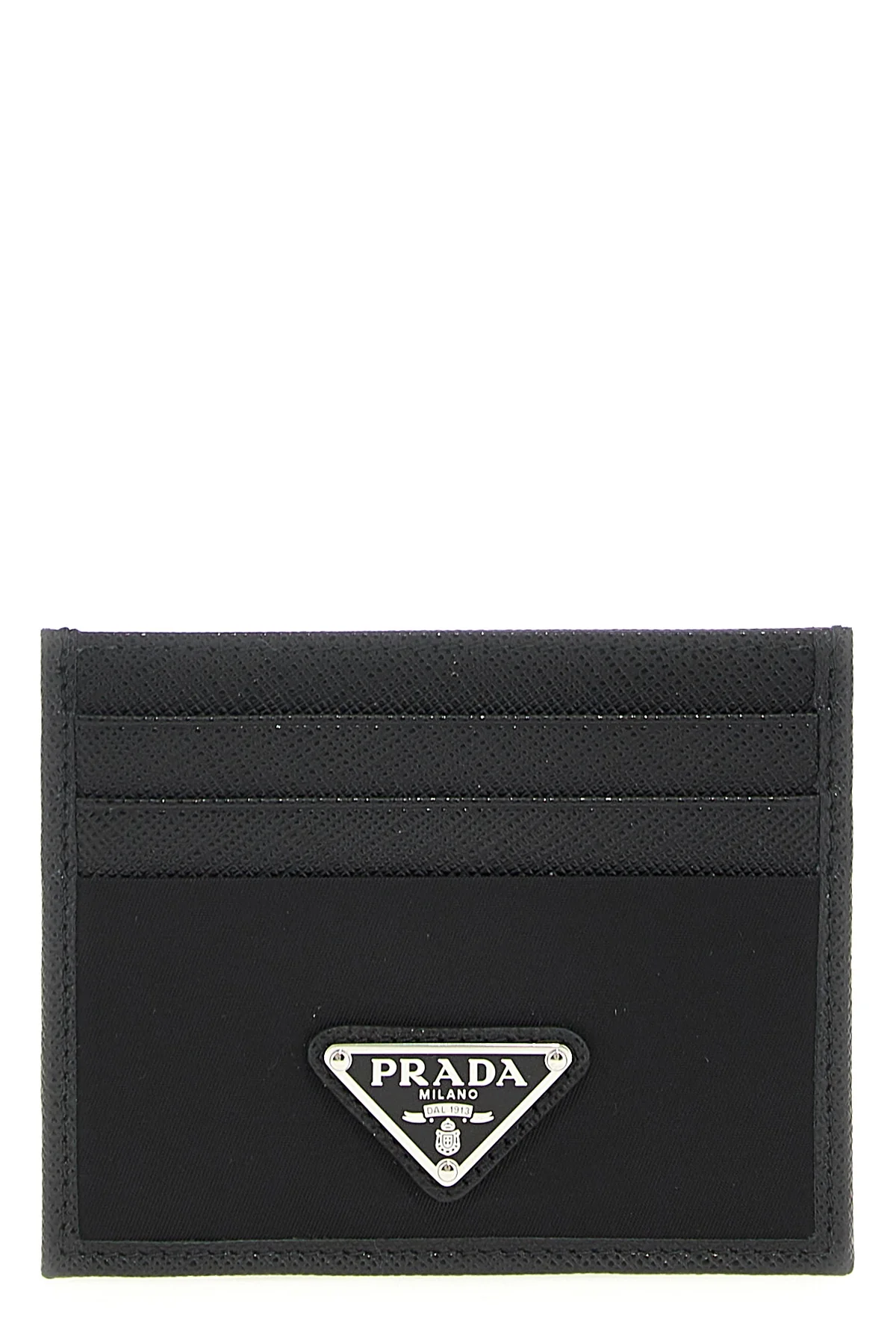 PRADA OS re-nylon and saffiano card holder