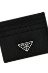 garnet leather card holder