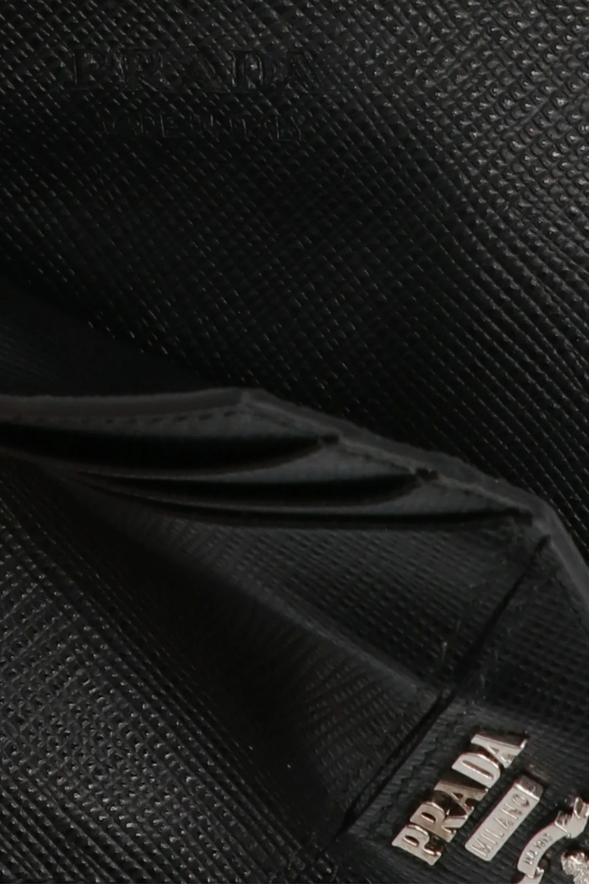 prada saffiano leather card holder