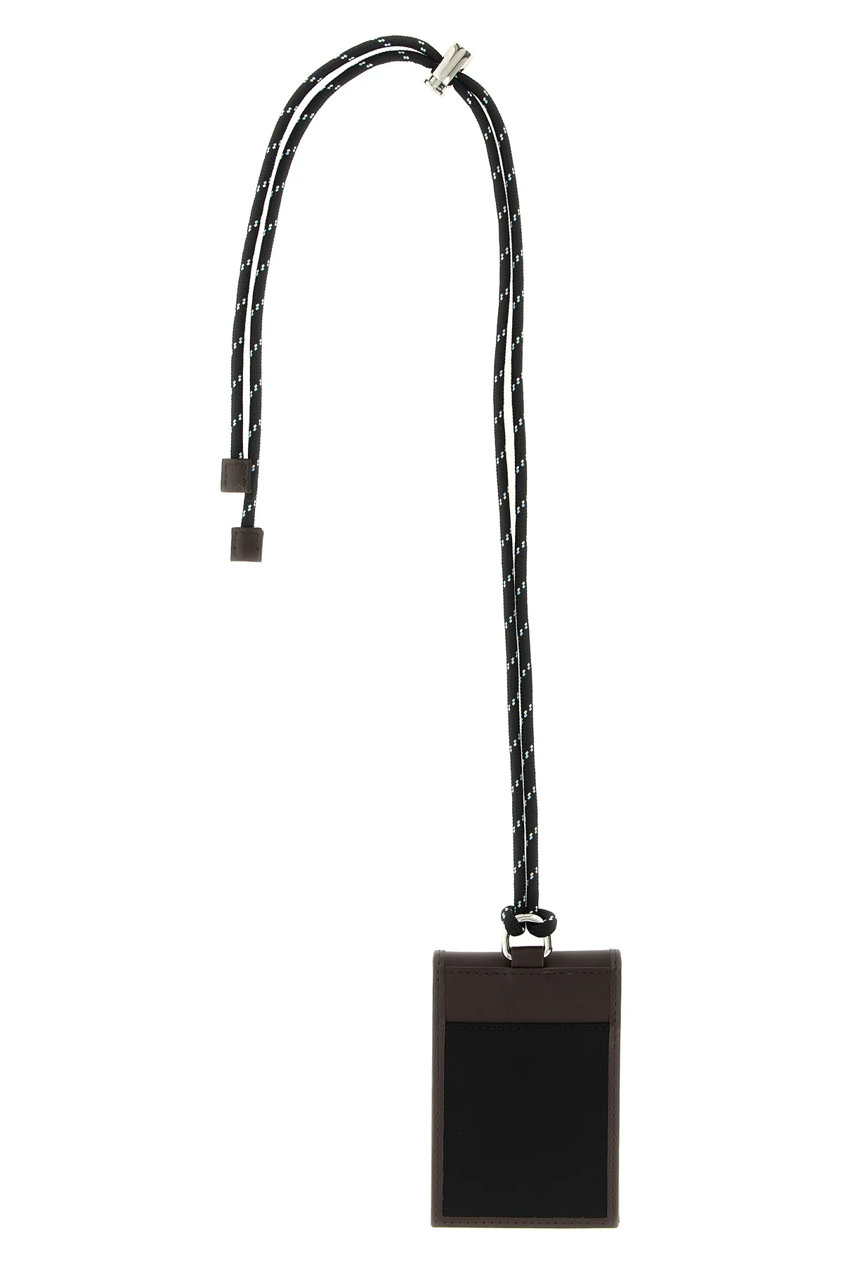 PRADA OS leather card holder