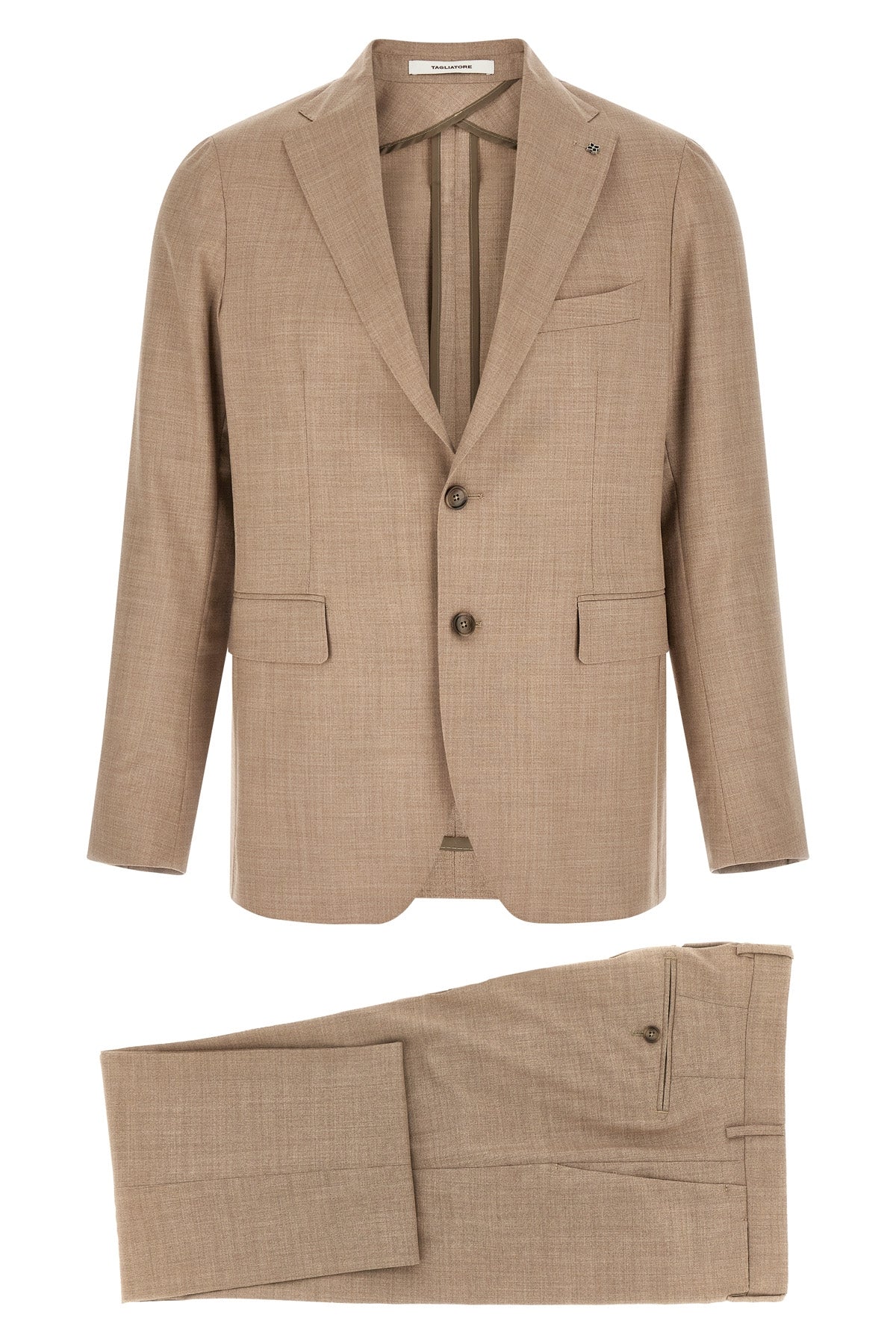 TAGLIATORE 52 montecarlo suit in virgin wool and mélange silk blend