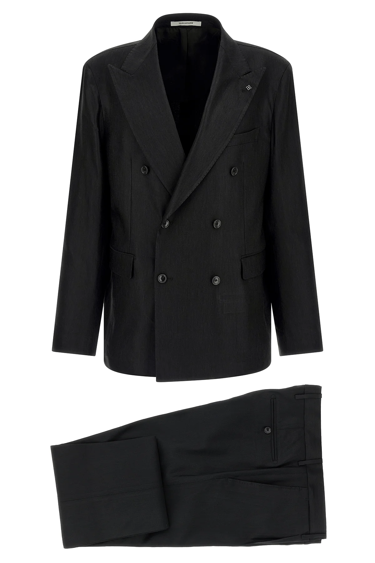 TAGLIATORE 50 vesuvio linen blend suit