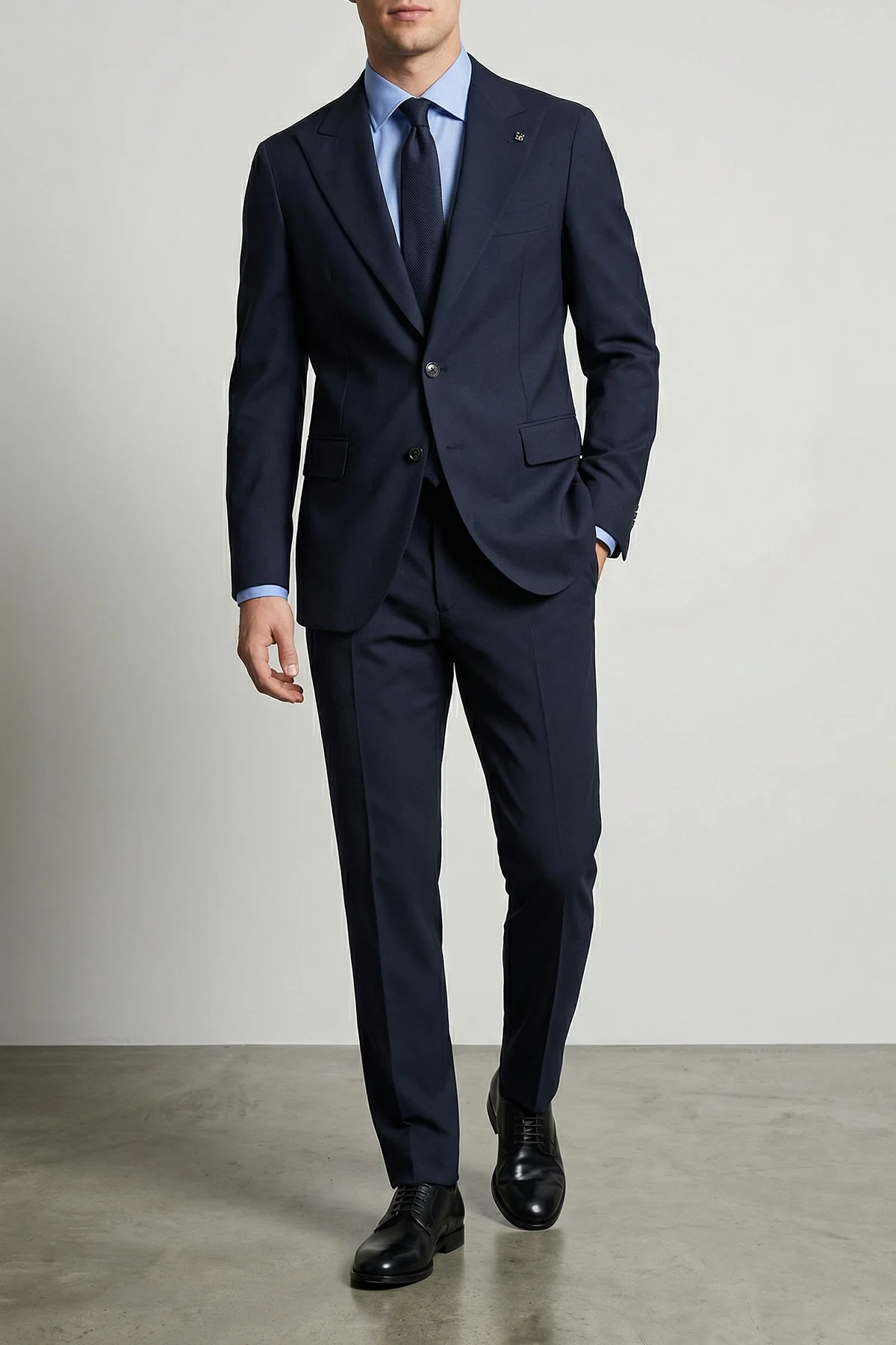 TAGLIATORE 54 vesuvio virgin wool and cotton blend suit