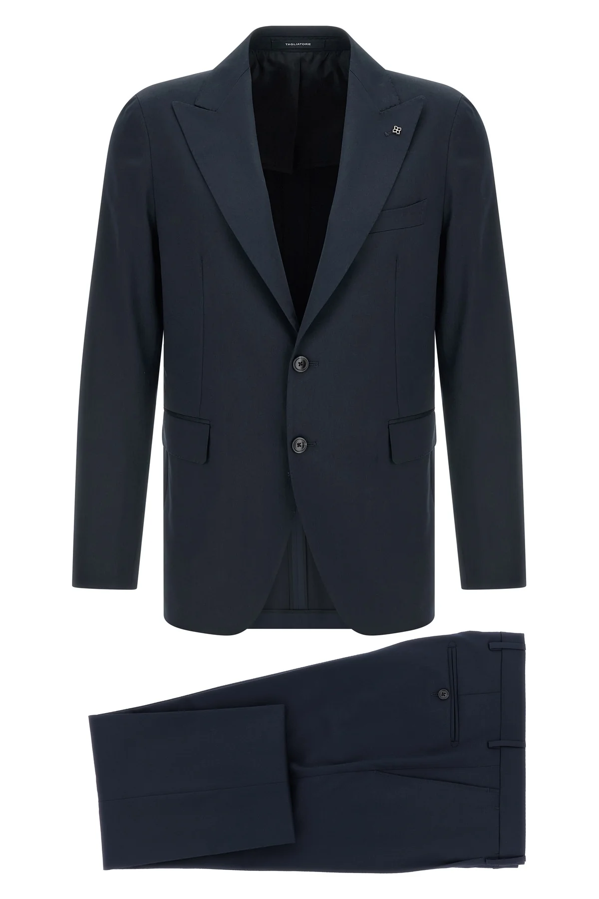 TAGLIATORE 54 vesuvio virgin wool and cotton blend suit