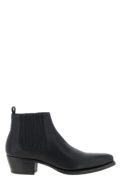 leather ankle boots
