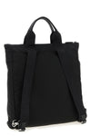re-nylon and saffiano backpack shopping bag