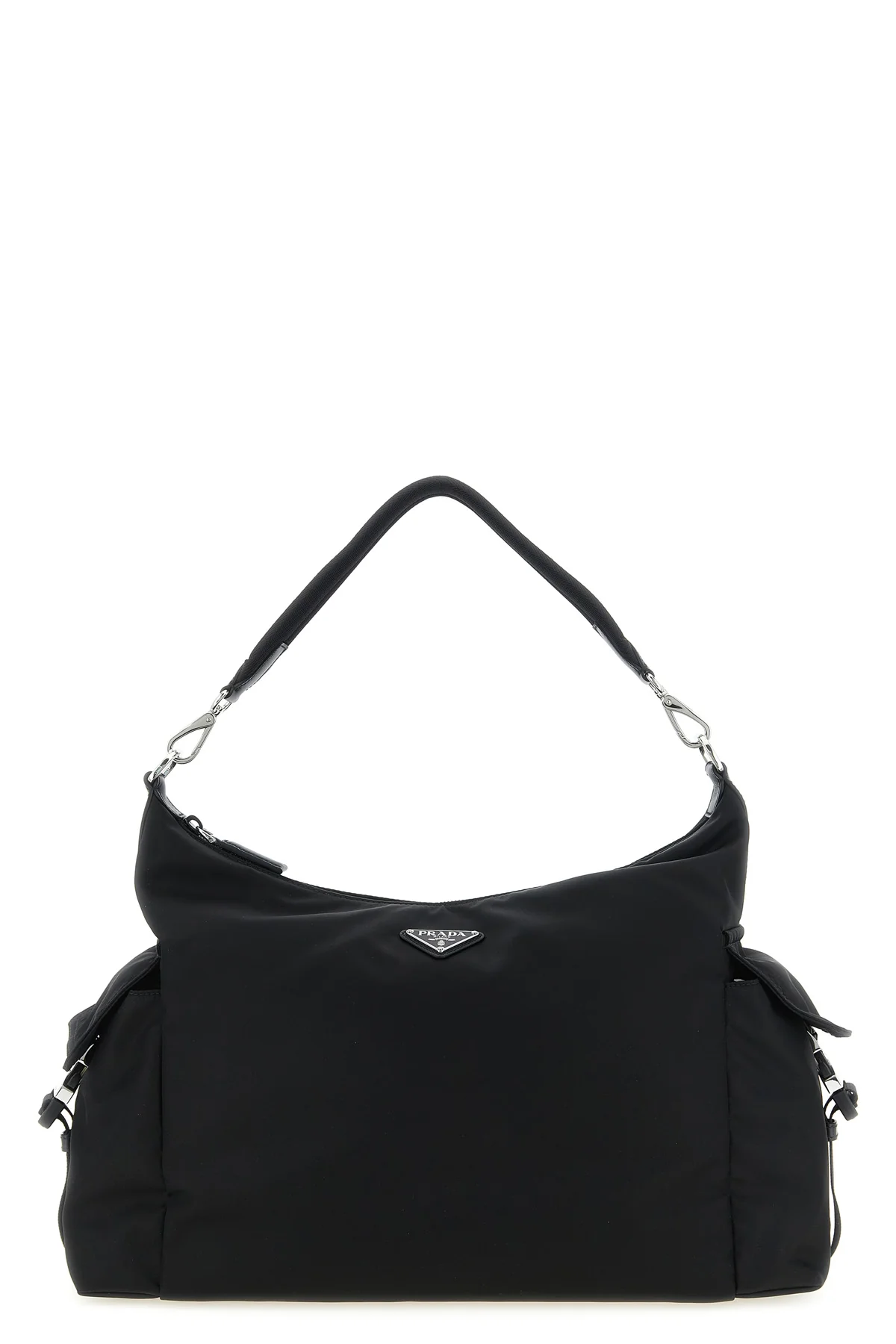PRADA OS prada explore large shoulder bag in re-nylon and leather
