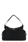 prada explore large shoulder bag in re-nylon and leather