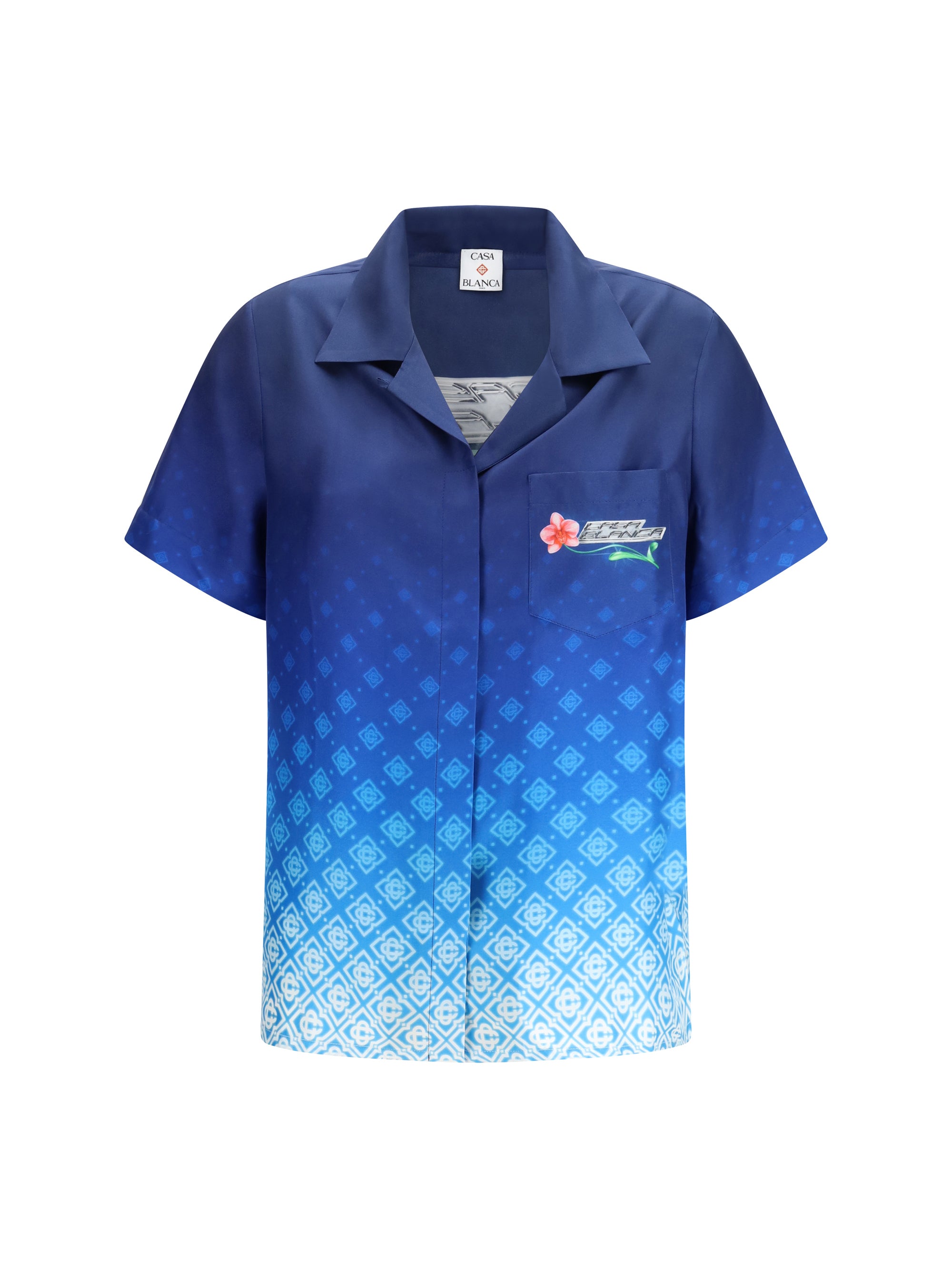 CASABLANCA M orchid logo shirt