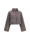short padded high-neck jacket