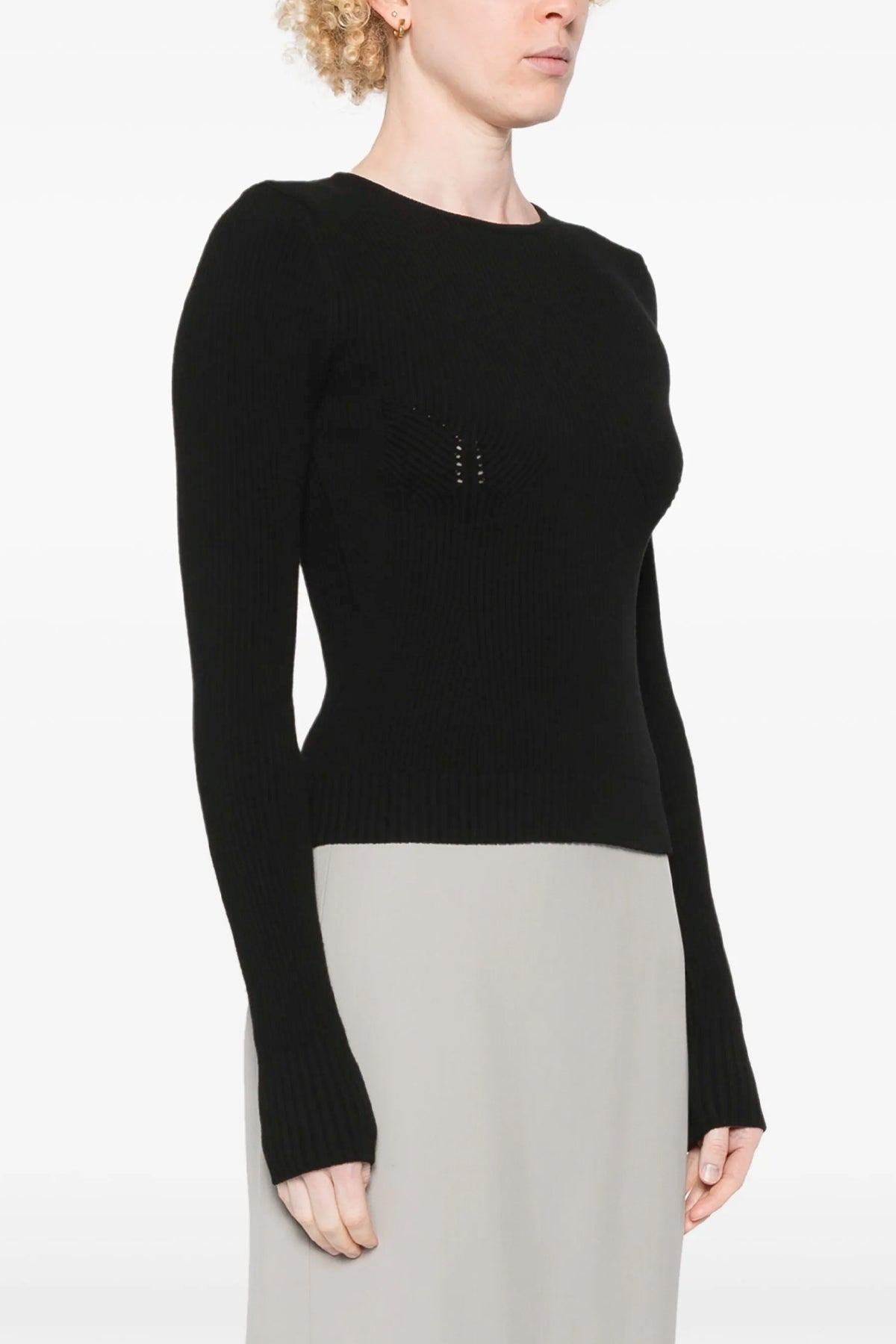 MAGDA BUTRYM 36 07 ribbed viscose blend sweater