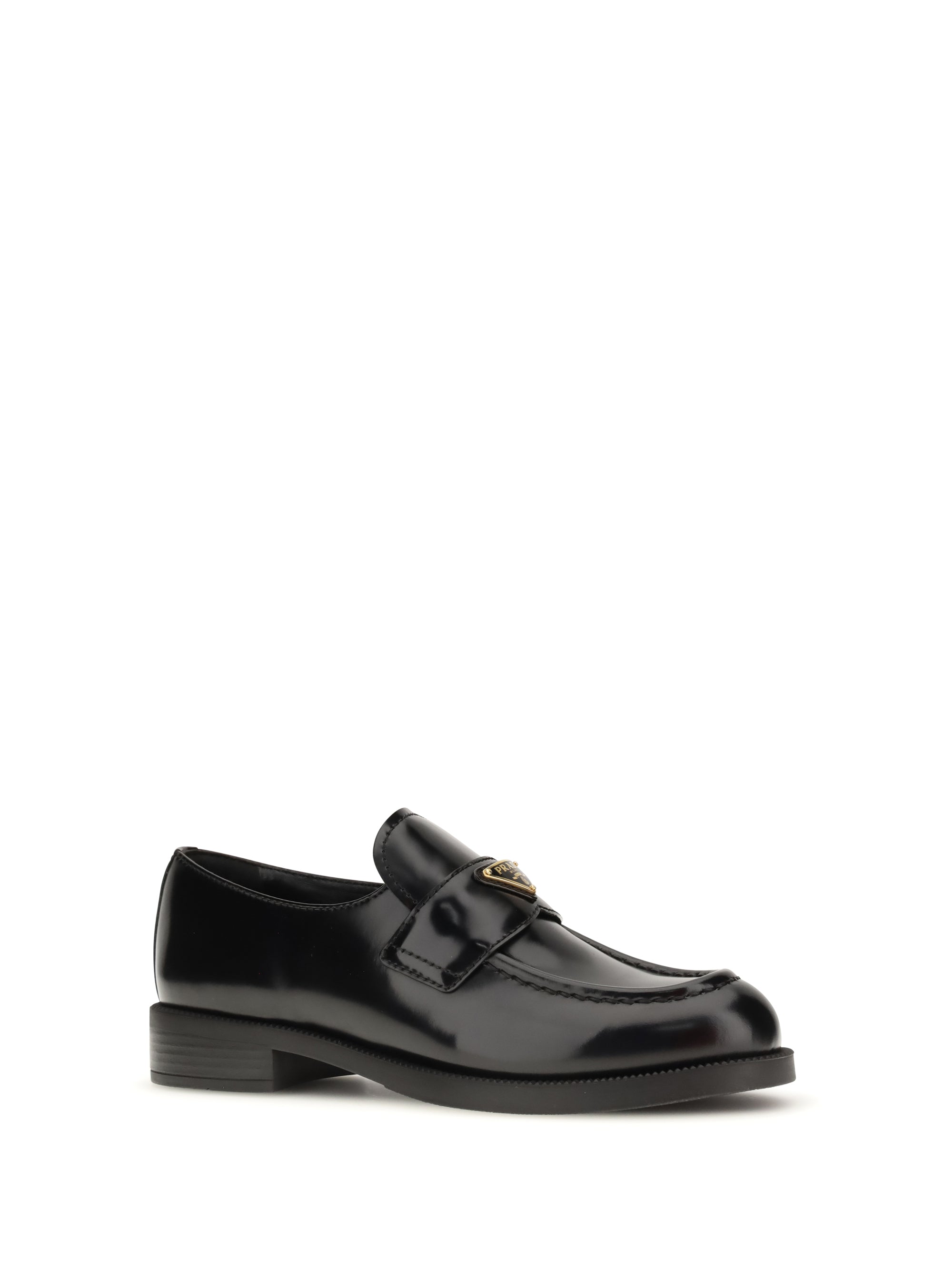 PRADA 40 leather loafers