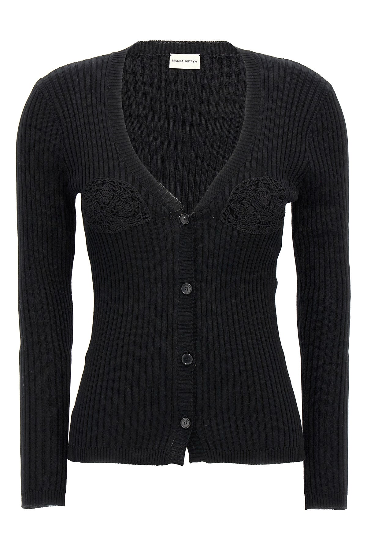 MAGDA BUTRYM 40 08 ribbed cotton cardigan