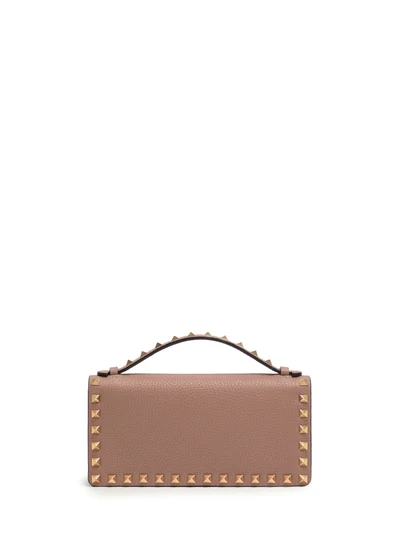 poudre pink rockstud wallet bag