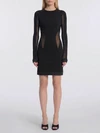 mini dress with tulle inserts