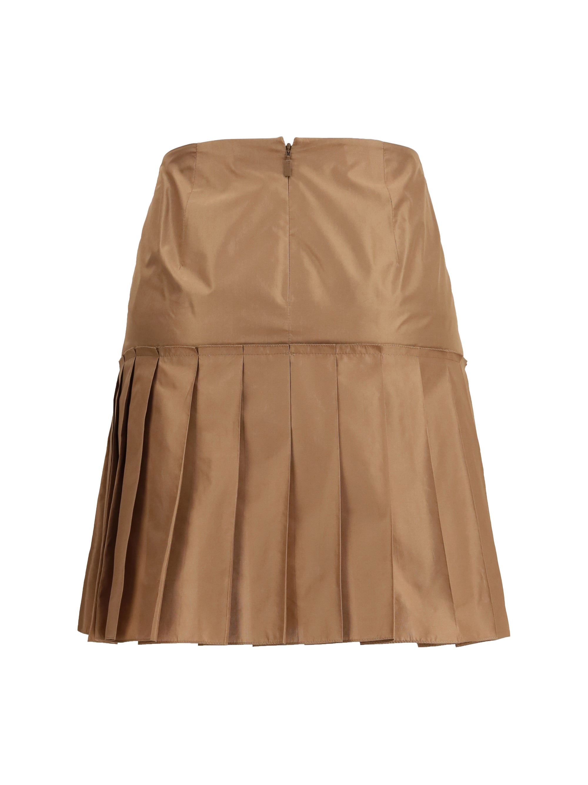 silk taffetas skirt