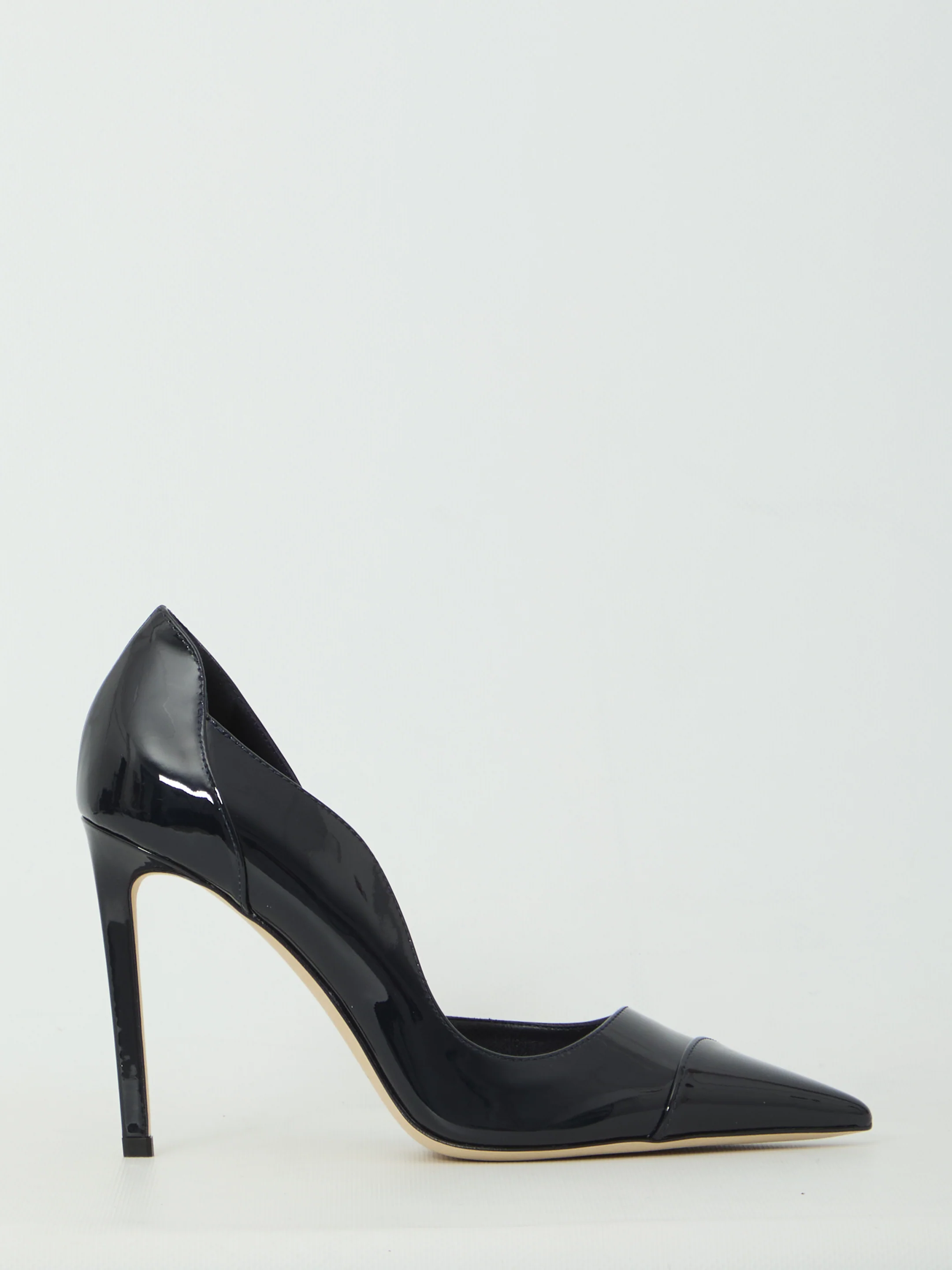 JIMMY CHOO 36 navy blue brigitte 100 pumps 