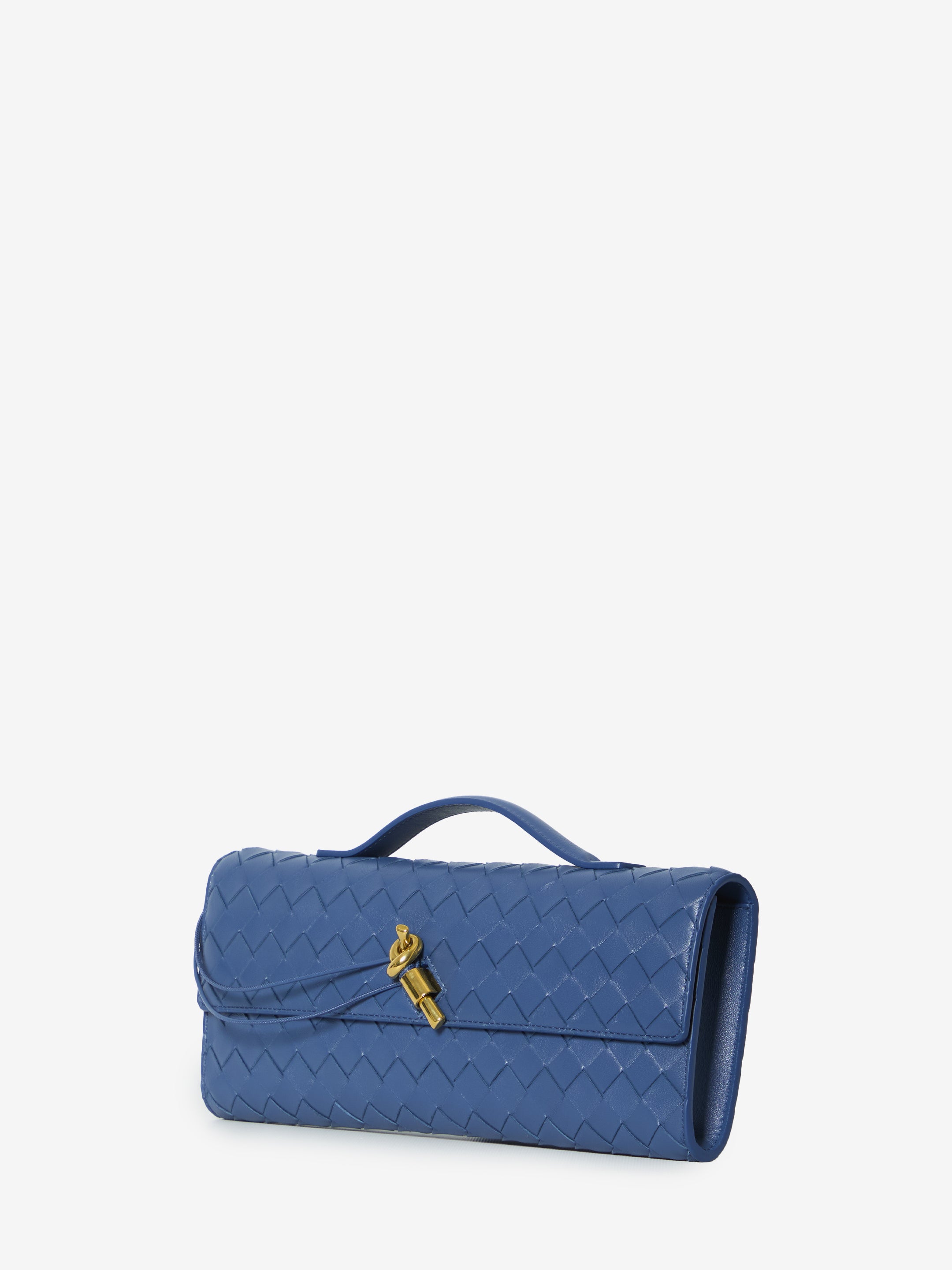 BOTTEGA VENETA OS blue venezia andiamo long clutch