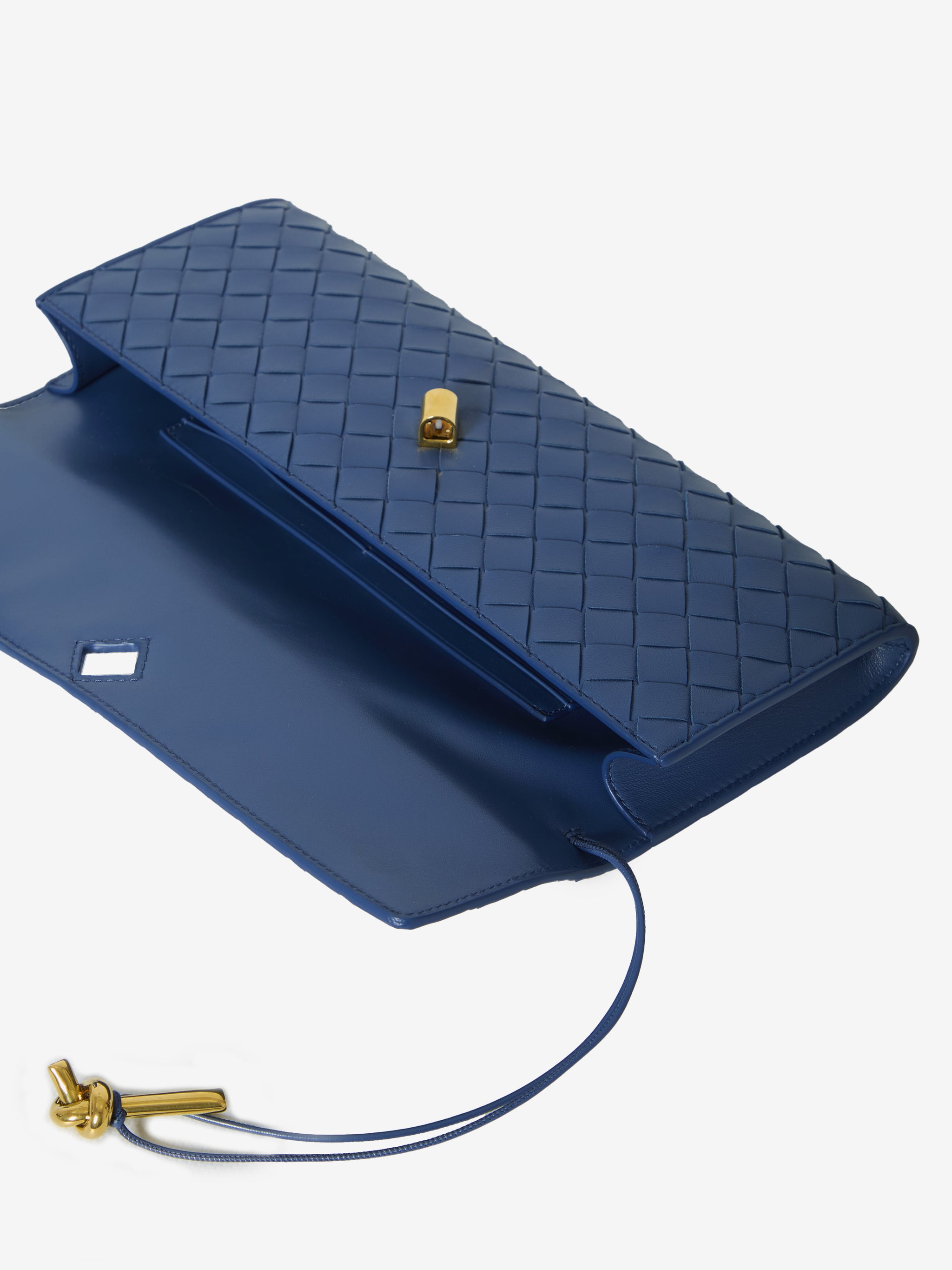 blue venezia andiamo long clutch