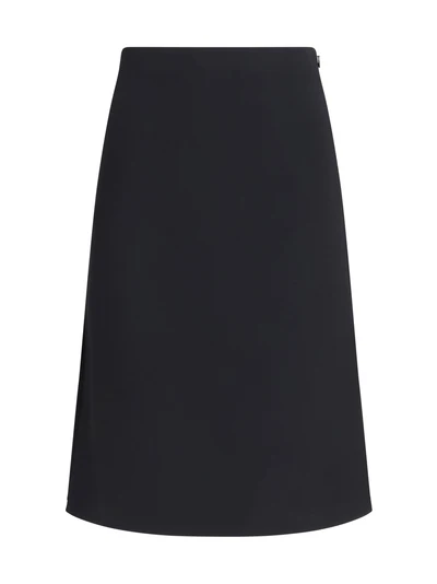 wool and silk skirt