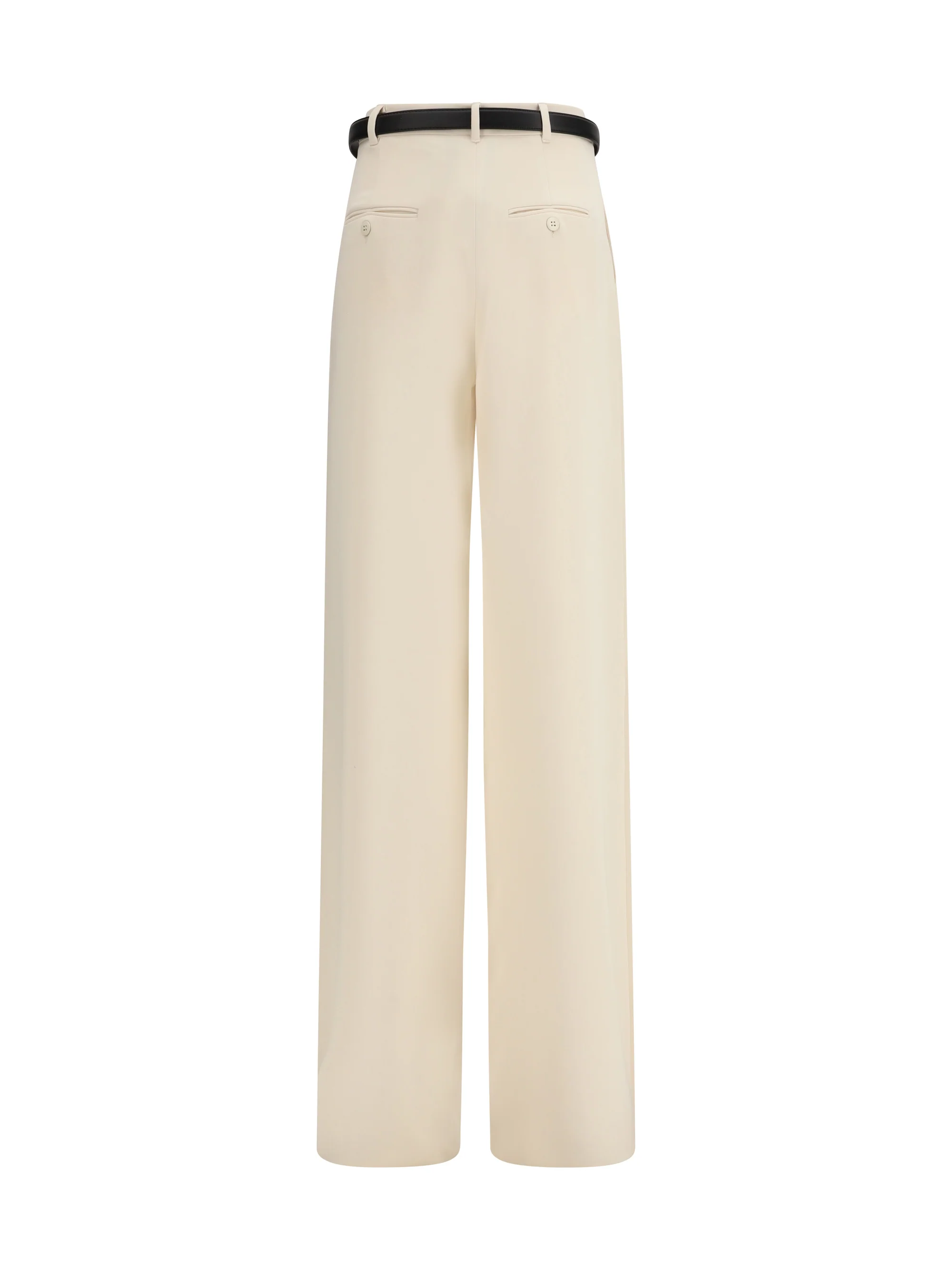 MAX MARA STUDIO 40 elegant pants with belt