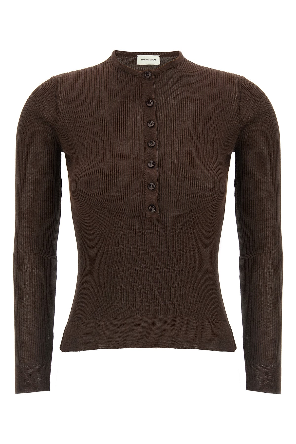 MAGDA BUTRYM 36 20 ribbed silk sweater
