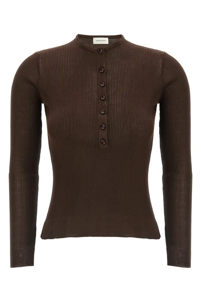 20 ribbed silk sweater