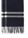 cashmere check scarf