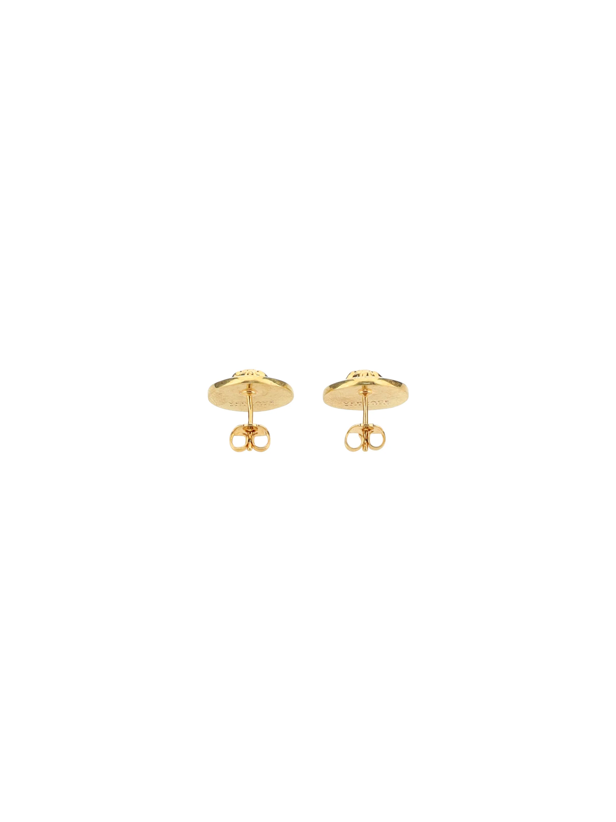 VERSACE OS medusa logo earrings
