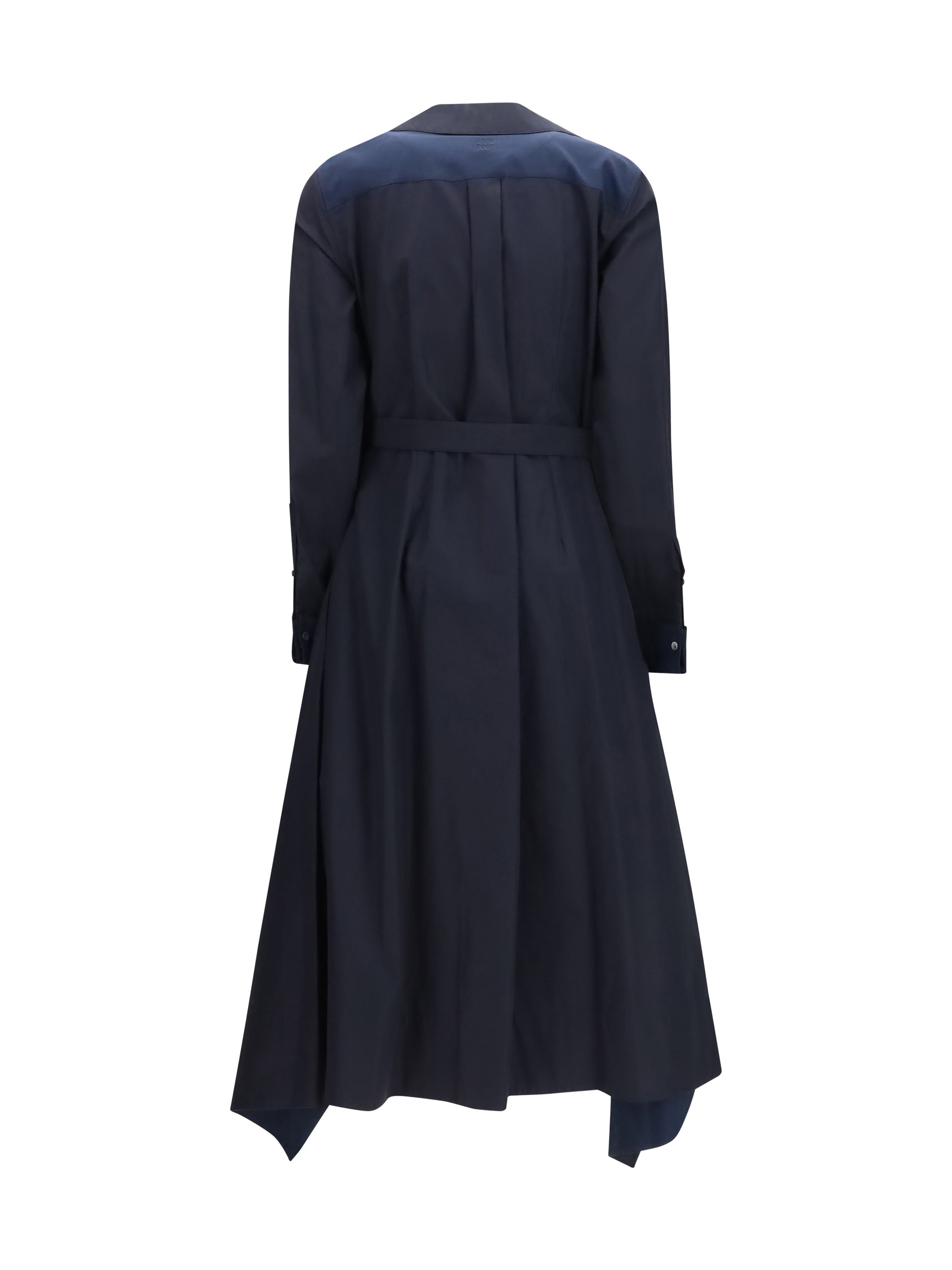 LOEWE 40 layered belted midi dress