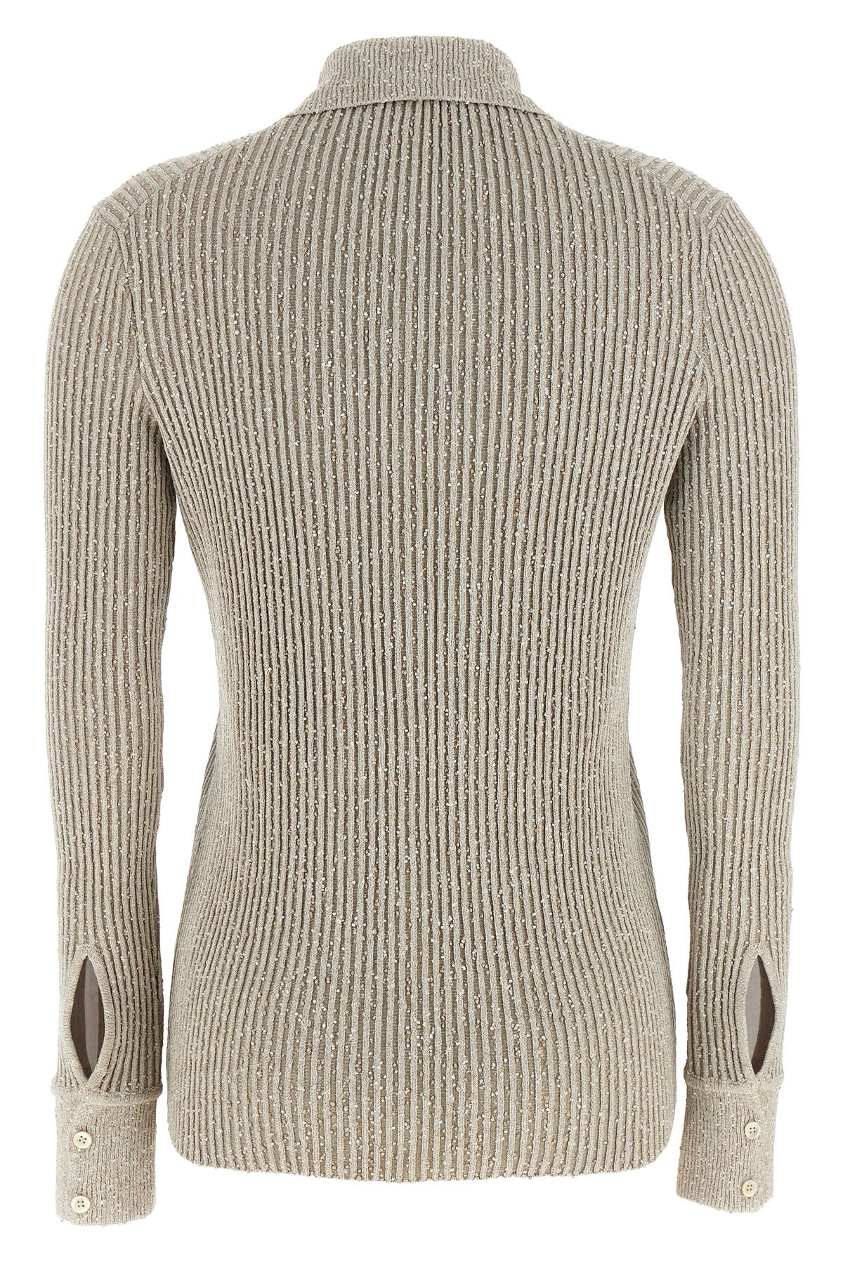 MAGDA BUTRYM 34 21 ribbed viscose knit cardigan